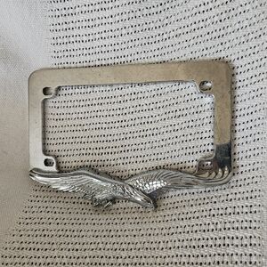 Chrome Eagle License Plate Frame - Men's Accessory